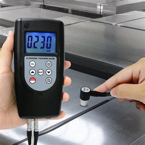 plastic thickness tester|ultrasonic thickness tester for steel.